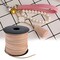 100 Yards Suede Cord, Leather Cord 2.6mm x 1.5mm Suede Lace Faux Leather Cord with Roll Spool for Bracelet Necklace Beading DIY Handmade Crafts Thread (Brown)
